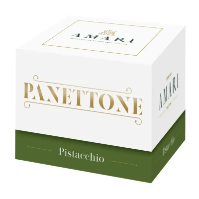 Itališkas pyragas PANETTONE PISTACCHIO su pistacijų kremu