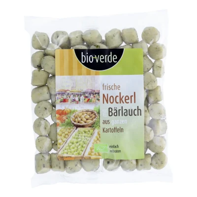 Švieži bulvių virtinukai su laukiniais česnakais GNOCCHETTI, ekologiški