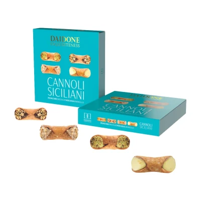 Tradiciniai itališki pyragėliai CANNOLI SICILIANI ASSORTITI