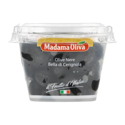 Alyvuogės juodosios BELLA DI CERIGNOLA su kauliukais