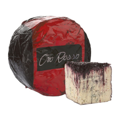 Mėlynojo pelėsio sūris su vynu ORO ROSSO, brandintas 60 d.