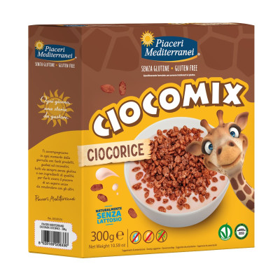 Sausi pusryčiai CIOCOMIX CIOCORICE, be glitimo