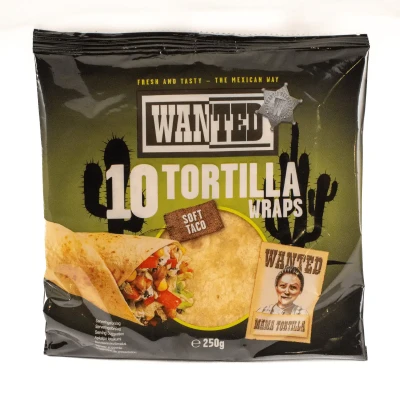 Tortilijos WANTED WRAPS SOFT TACO, 10 vnt.