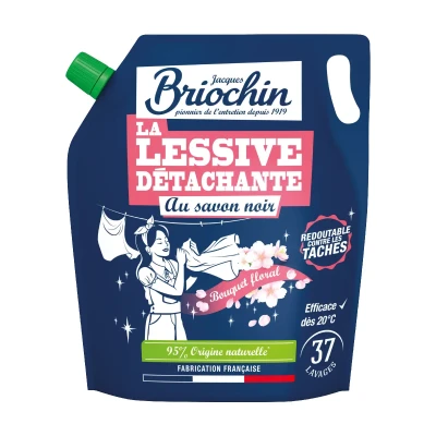 Skalbiklis su juoduoju muilu, levandų kvapo