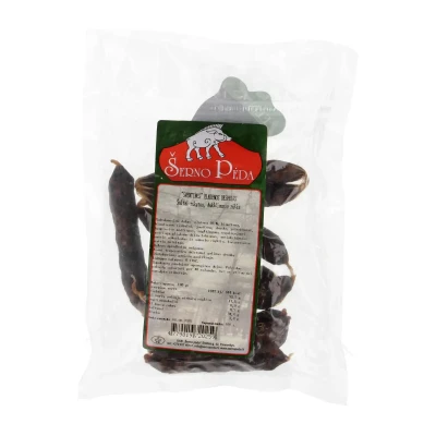 Šaltai rūkytos elnienos dešrelės ŠVENTINĖS, aukščiausia rūšis