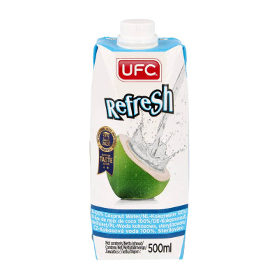 Kokosų vanduo UFC REFRESH, 500 ml